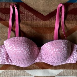 Pink Leopard Convertible Bra